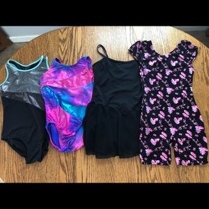 Girls size 8-10/medium dance outfits/leotards